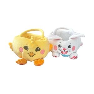 Plush Chick and Bunny Easter Baskets!
